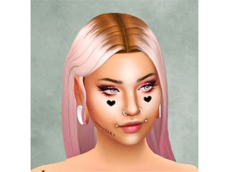 Face Tattoos 3 In 1 Found In Tsr Category Sims 4 Female Tattoos In