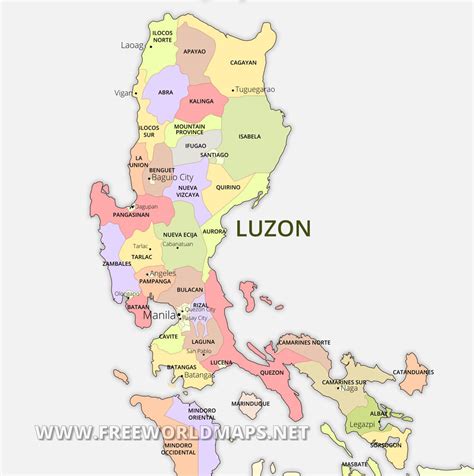 Mapa Ng Luzon Visayas At Mindanao
