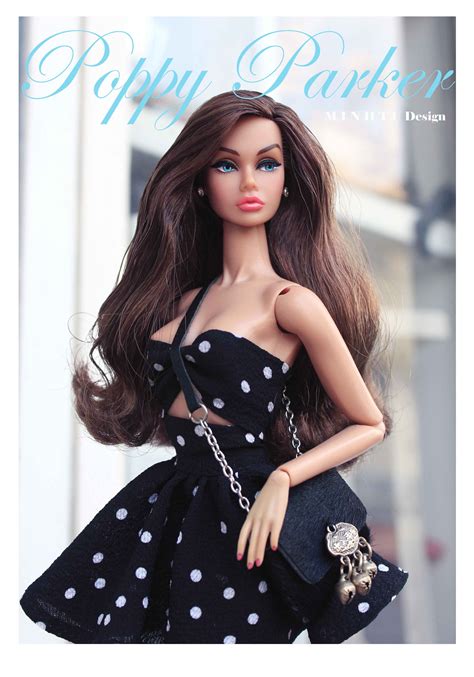 Poppy Parker Doll Costume And Photo By Minhtu Barbie Gowns Beautiful Barbie Dolls Poppy