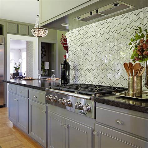 Whether you're looking for a material that will blend into your aesthetic or one that is guaranteed to make a statement. Kitchen Backsplash Ideas: Tile Backsplash