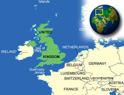 Map Of United Kingdom Countryreports