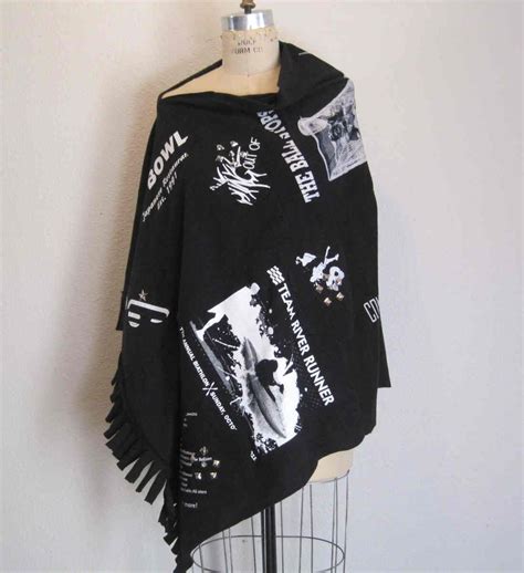 Epic minecraft cave house ideas and inspiration. Custom Upcycled T Shirt Cape Poncho Serape Unisex Double ...