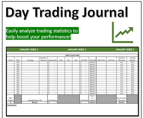 Day Trading Journal Excel Sheet Printable Pdf Etsy Bank Home Com
