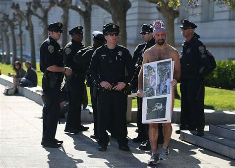nude activists protest san francisco s ban on nudity chron my xxx hot girl