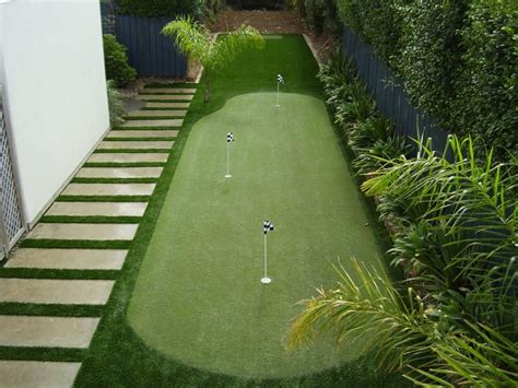 Putting greens for backyards, driving ranges, miniature golf courses, hotels, resorts, apartments, and offices. putting green backyard - Google Search | Recipes to Cook ...