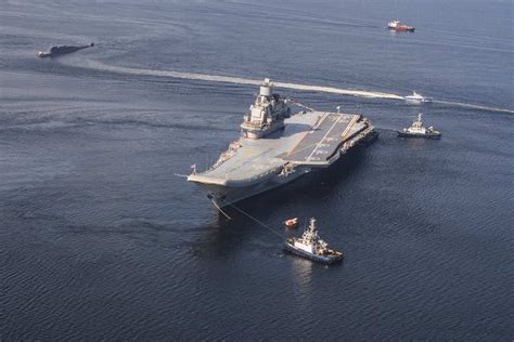 The Flagship Carrier Of The Russian Navy Admiral Kuznetsov