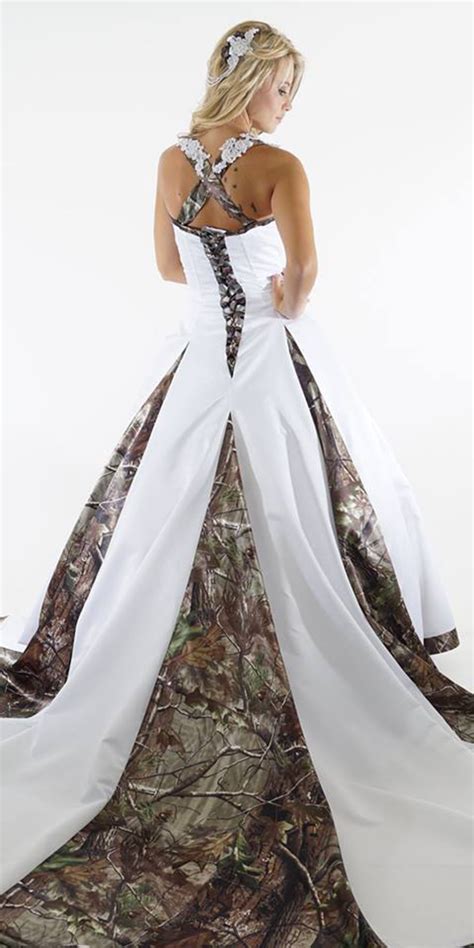 Camo attire for any occasion, mossy oak new breakup wedding gowns with or without trains and prom dresses, camouflage accessories, attire for men and matching flowergirl attire, mossy oak mother's dresses. 20 Camo Wedding Dresses Ideas to Make Your Big Day One of ...