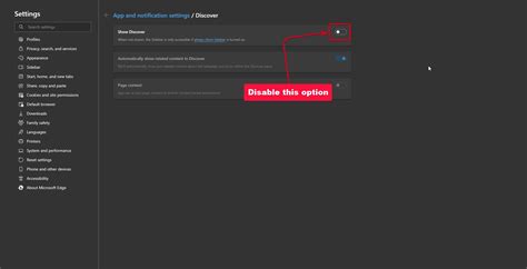 How To Disable The Bing Discover Button On Microsoft Edge Browser