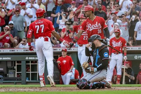 Photos: Rece Hinds Continues Brilliant Debut in Cincinnati Reds Game