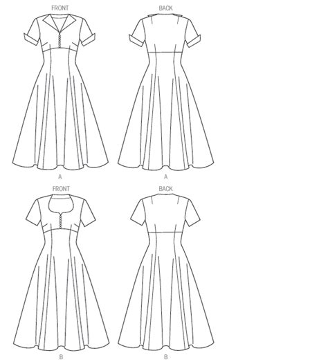 Sewing The B6018 Vintage Dress Pattern Six Mignons