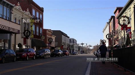 Downtown Lebanon Ohio Single Street View During The Day Youtube