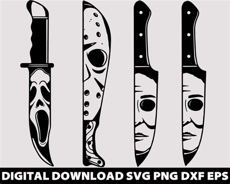 Horror Characters Svg Michael Myers Svg Scream Svg Horror Movie