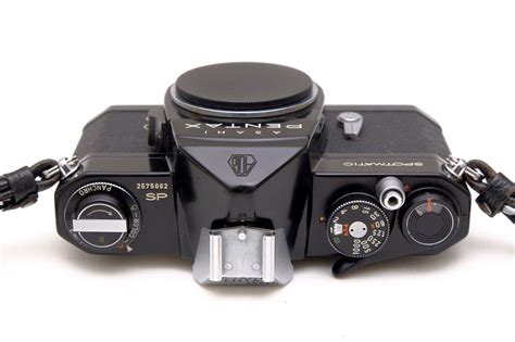 Asahi Pentax Spotmatic Sp Vintage 35mm Slr Film Camera Black Fully