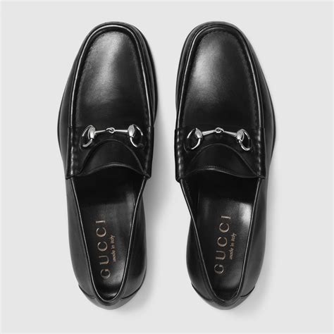 Horsebit Leather Loafer Gucci Mens Moccasins And Loafers 015938102201000