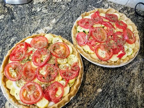 Mille Fiori Favoriti Tomato Zucchini And Cheese Pie