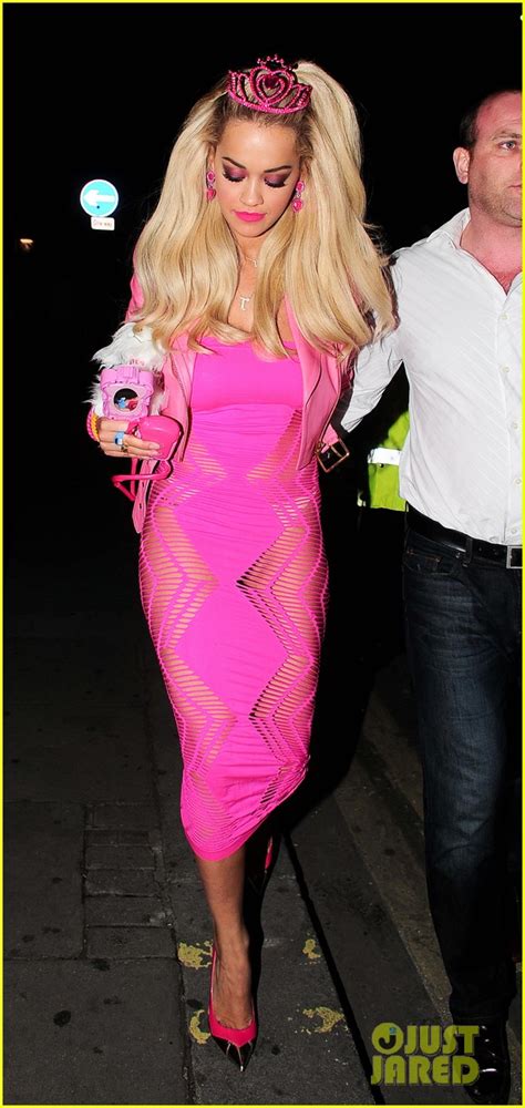 Rita Ora Looks Gets All Dolled Up As Barbie For Halloween Photo 3231891 Photos Just Jared