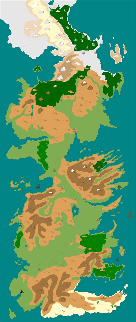 Photos Game Of Thrones Misc Maps Map Of Westeros Topographical
