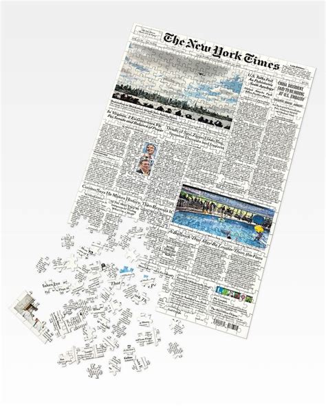 It includes the sharing of personal information with third parties in exchange for something of value, even if no money changes hands. New York Times NYT Front Page Puzzle | Neiman marcus ...