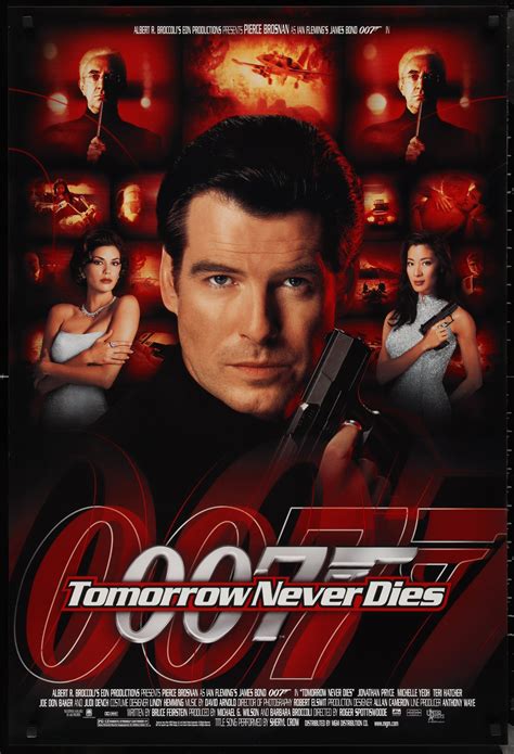 James Bond Tomorrow Never Dies 1997 Original Movie Poster Art Of