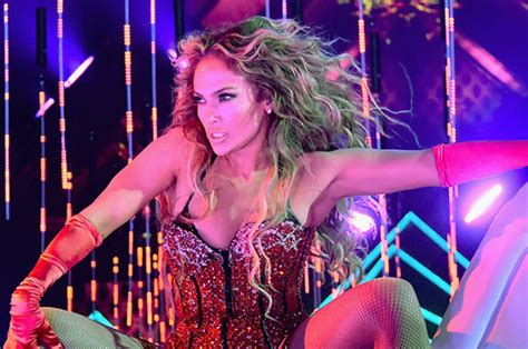 Jennifer Lopez 48 Spreads Legs In Stockings And Suspenders Daily Star