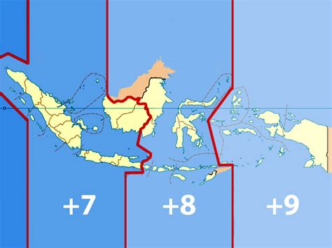 Hal ini juga telah disepakati dalam keputusan presiden nomor 41 tahun 1987. GAMBAR PERBEDAAN WAKTU & PEMBAGIAN ZONA WAKTU INDONESIA ...