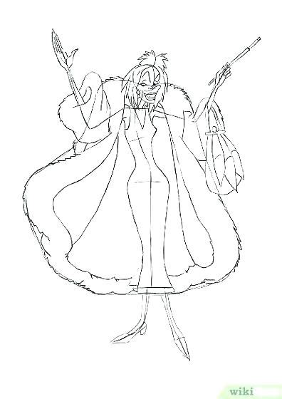 Cruella De Vil Coloring Pages At Free Printable Colorings Pages To Print And