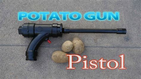 How To Make A Potato Gun Pistol Youtube