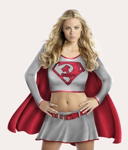 Red Son Supergirl Laura Vandervoort School Fashion Diy Fashion