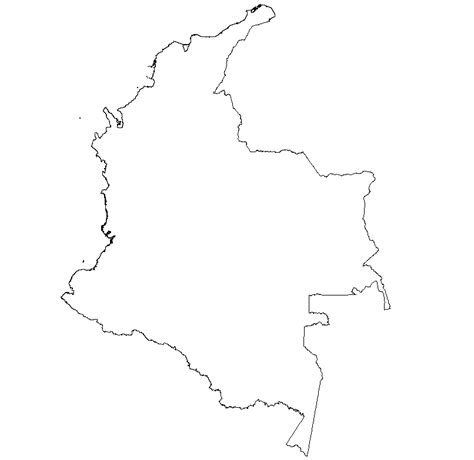 Mapa Mudo De Colombia Mapa Mudo
