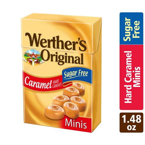 Werthers Original Hard Sugar Free Caramel Minis Candy 148 Oz