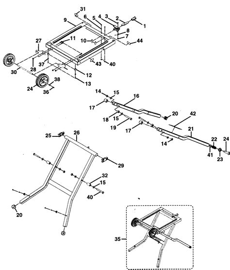 Shut off layout work on the saw table. CRAFTSMAN TABLE SAW Parts | Model 315218060 | Sears ...