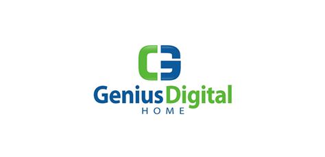 Professional Upmarket Business Logo Design For Genius Digital Home By