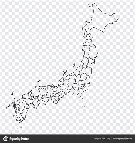 Blank Map Of Japan