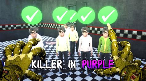 Finalmente Comprei Um Personagem Fnaf Killer In Purple 4 Youtube
