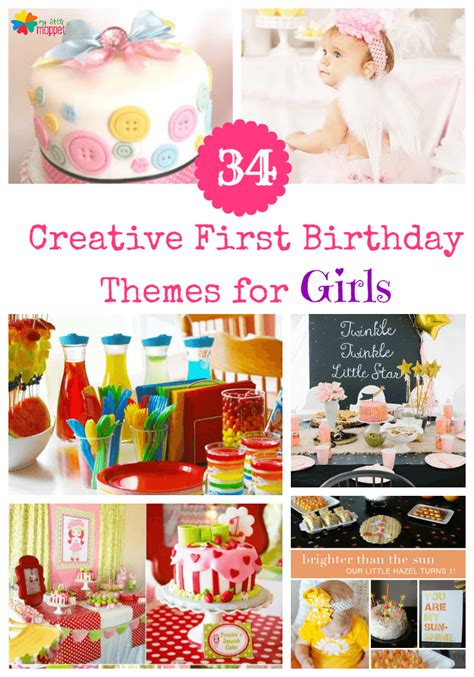 34 Creative Girl First Birthday Party Themes And Ideas My Little Moppet