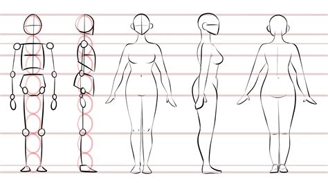 Drawing Female Body Tutorial Body Drawing Female Draw Create Manga