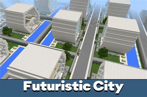 Download Futuristic City Map For Minecraft Pe Futuristic City Map For Mcpe