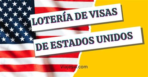 Registro para la lotería de visas de Estados Unidos 2024 Viajes