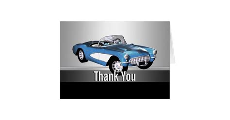 Classic Car Thank You Cards Zazzle