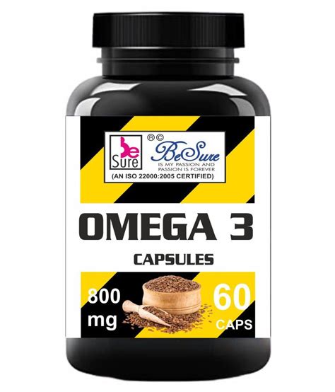 Buy Besure 100 Pure Omega 3 Capsule 800 Mg Online At Best Price In