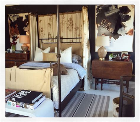 The next color which is suitable to be applied on the couples' bedroom walls is silver. Black and caramel bedroom. By William McLure | Home bedroom