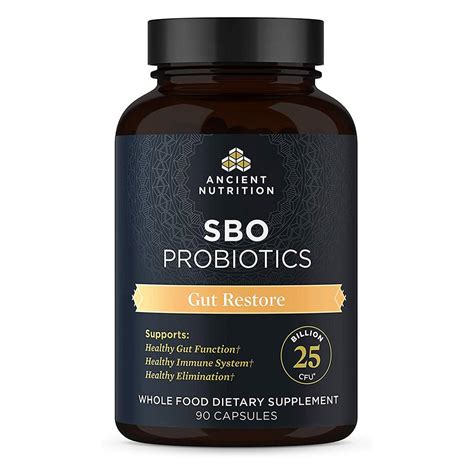 Ancient Nutrition Sbo Probiotics Gut Restore Gut Health Supplement