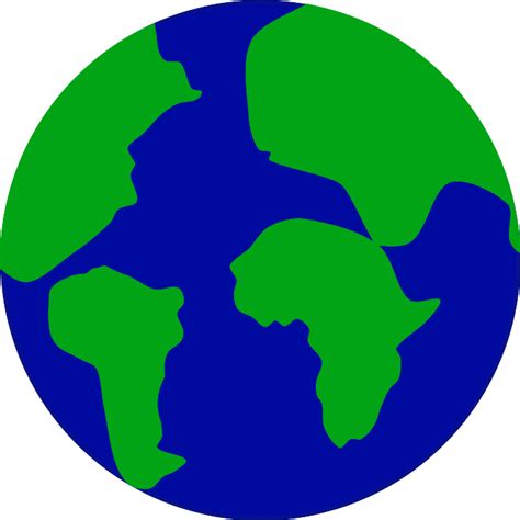 Earth Continents Clip Art At Clker Com Vector Clip Art Online My XXX