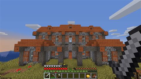 Acacia Wood Minecraft House