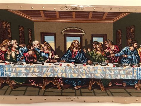 gobelin-handmade-tapestry-last-supper-116x50cm-etsy-in-2020-handmade-tapestries,-tapestry