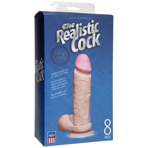 The Realistic Cock Ultraskyn 8 Beige