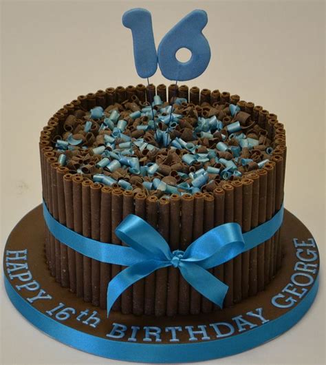 16th Birthday Easy Cakes For Teenage Guys Driving Themed Cake For