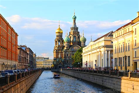 The Church of the Savior on Spilled Blood in St. Petersburg · Russia