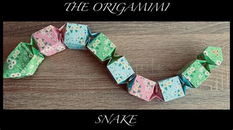 The Origamimi Snake 🐍🐍 Designed Jo Nakashima Youtube