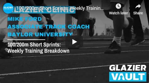 Sprint Training Weekly Plan Track And Field Toolbox